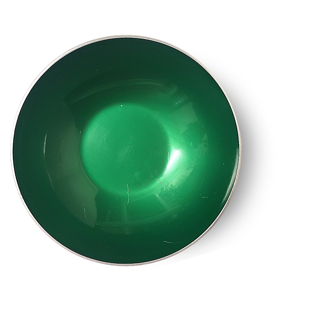 Vtg Emerald Emalox 7" Enamel Bowl - FAIR COND.